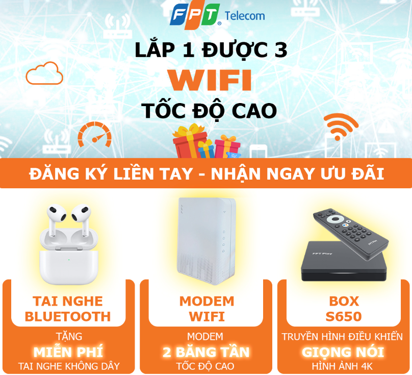 Lắp internet FPT Tân Định Bến Cát